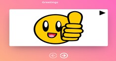 Greetings - Flipcards